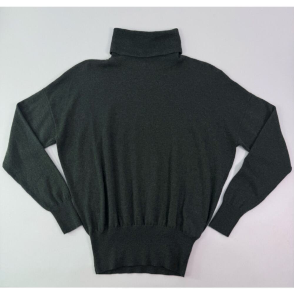 Madewell Wool Cotton Green Turtleneck Sweater Size XS - Picture 4 of 9